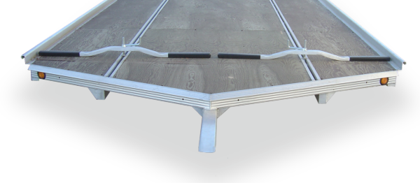 Marine grade snowmobile trailer board