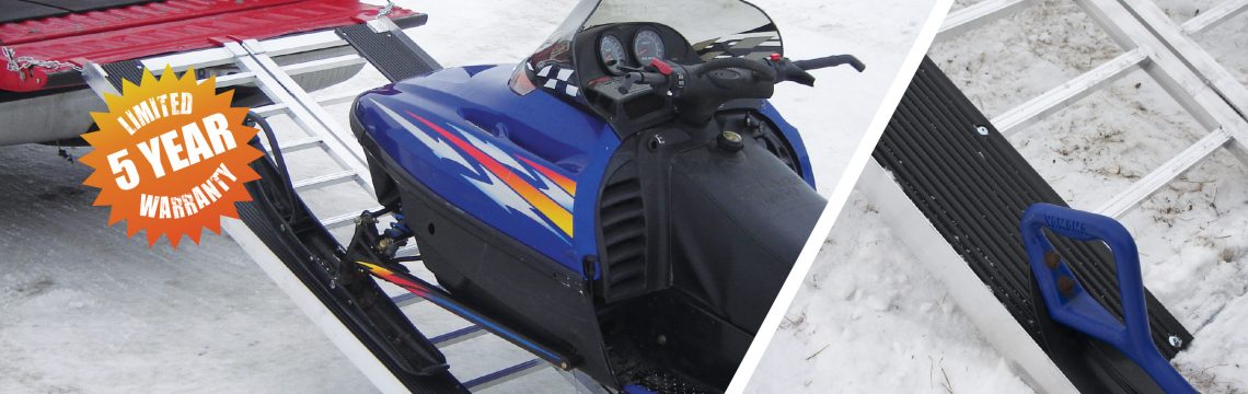 Heavy duty aluminum snowmobile ramps